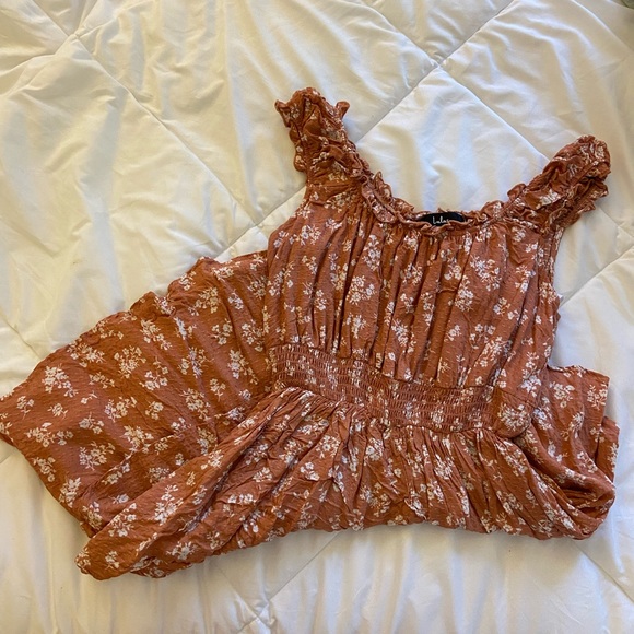 Lulus Dresses & Skirts - Rust red, patterned Lulu’s mini dress